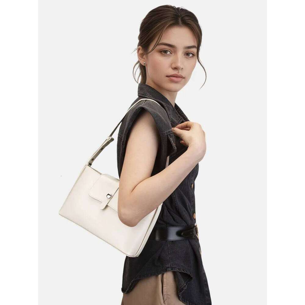 Underarm Women's Genuine Leather-Feel Shoulder Fashionable Versatile Crossbody Bag Soft 251021