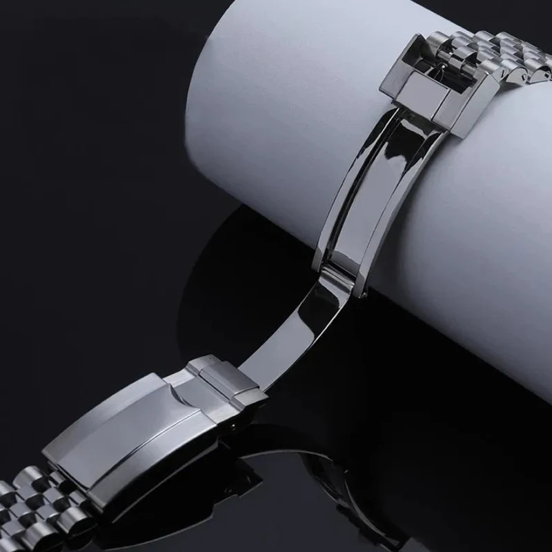 20mm 21mm Jubilee 904 Watchband For Sub GMT Yacht Daytona Mens Strap watch chain Mod Parts Replacement Accessories 251016