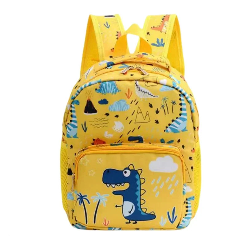 Lightweight Dinosaur Print School Backpack For Preschool Boys And Girls 251021