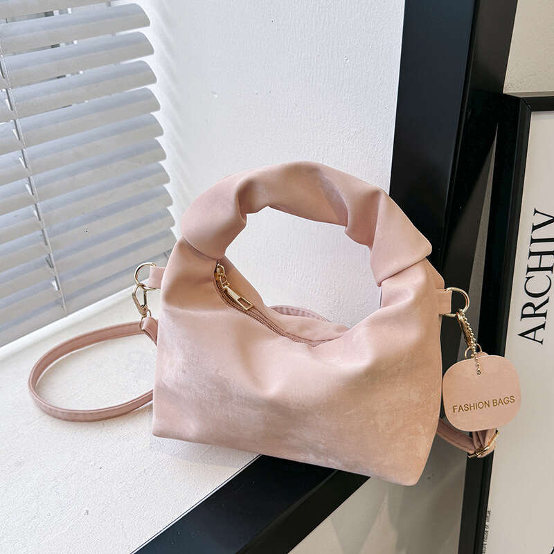Chinese National Style Female Niche Design fashion Puff Women's 2025 New Shoulder Crossbody Bag