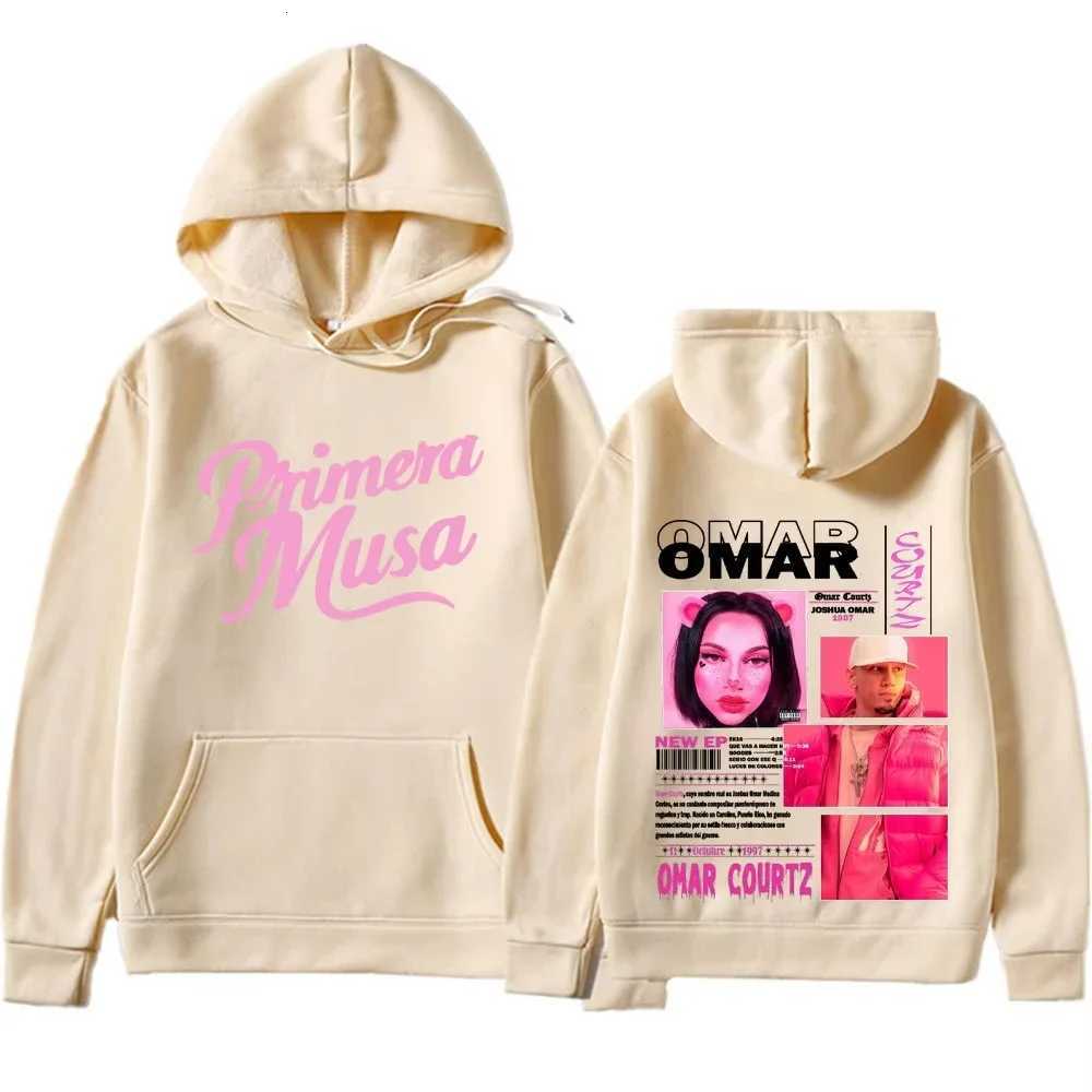 2025 Rapper Omar Courtz Primera Musa Music Album Harajuku Pullovers Mens Womens Hip Hop High Quality Hoodie Unisex Casual W251021