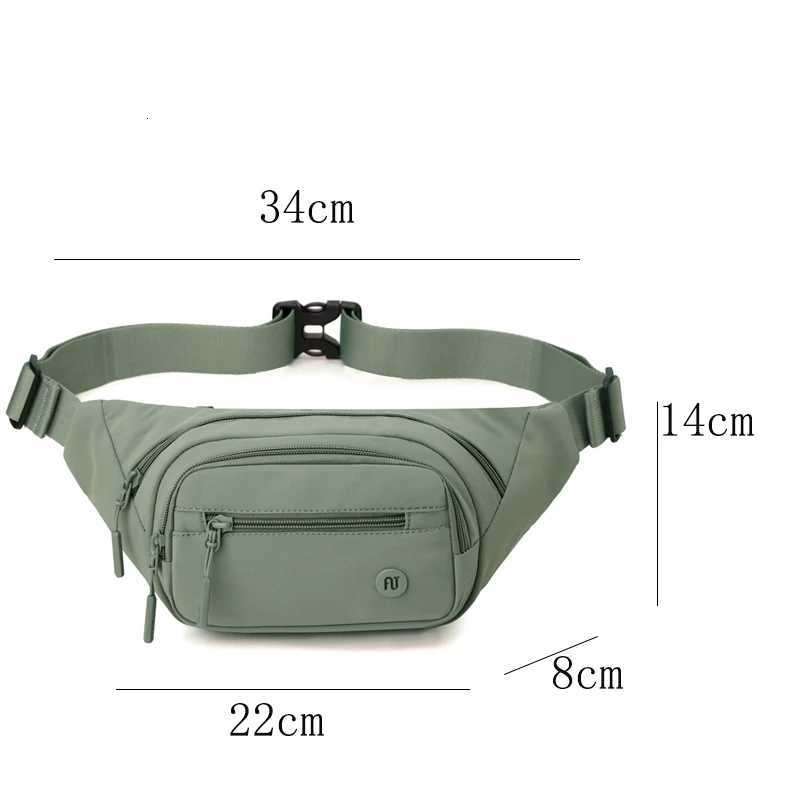 Womens Waist Bag Oxford Cloth Student Crossbody Bag Chest Bag 2025 Style Fashion Phone Bag Banana Bag Womens Chest Bag Z251021