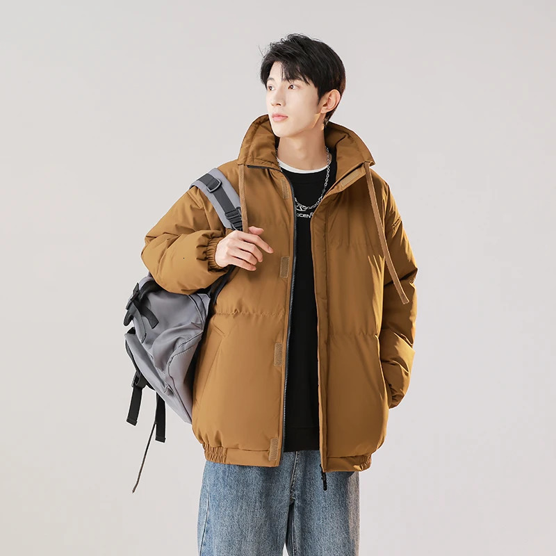 Winter Mens Thicken Warm Parkas Stand Collar Windproof Casual Male Overcoat Fashion Quality Cotton Jackets for Mens Comfortable 251021