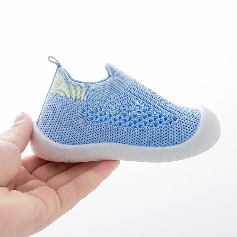 Spring Baby Shoes Mesh Knit Breathable Kid Girls Boys 03T Summer SlipOn Casual Sneakers Toddler NonSkid Prewalker 251021