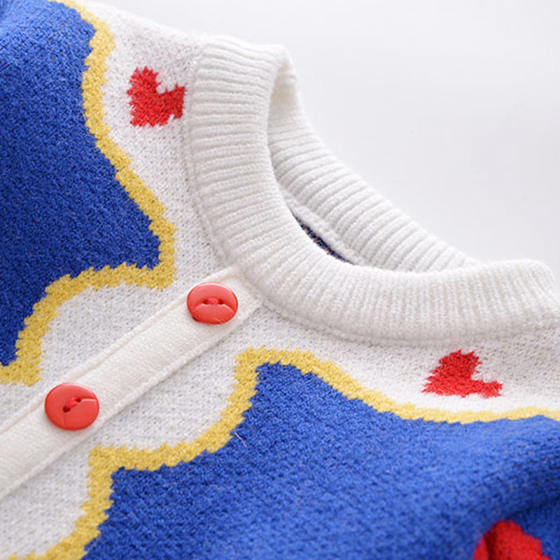 New European and American autumn and winter girl baby Snow White knitted designer set, children's fashion sweater pleated skirt two-piece set