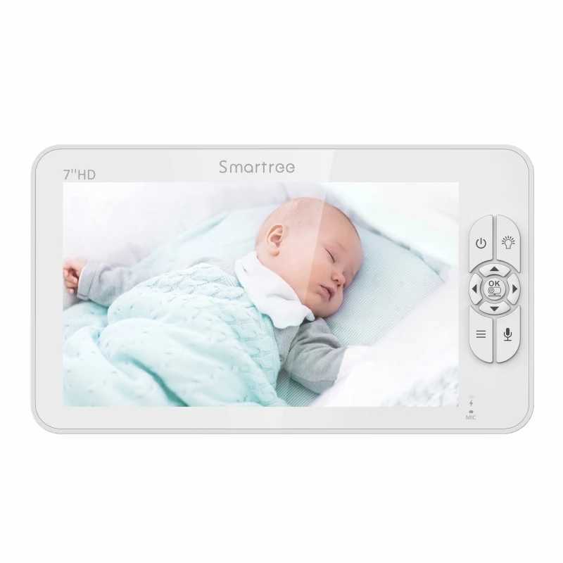 7 Video Baby Monitor 720P HD Display IPS Support 2 HDCams 24Hour Battery Life 1000ft Range Split mode J251121