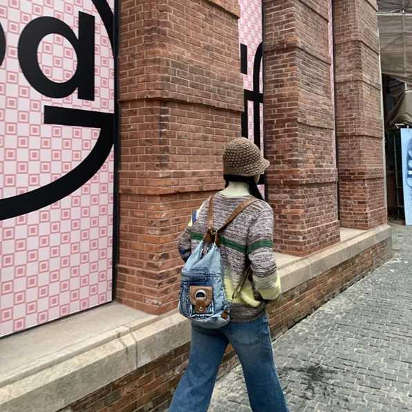 JIAERDI Punk Denim Y2k Bag Women 2023 High Street Pockets Chic Vintage Backpack Ladies Harajuku Casual Messenger Bags Versatile Z251018