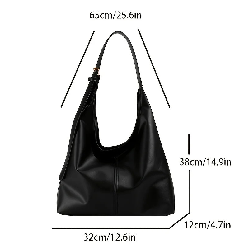 2025 Womens Leather Tote Bag Large Vintage Shoulder Purse Lightweight Work Bag Minimalist Durable 251021