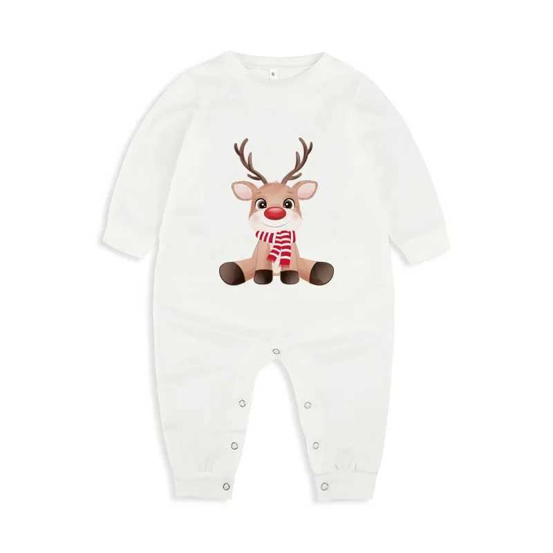 Family Christma Matching Outfits Cartoon Print Pajamas Set Adults Kids Clothing Sets Baby Boys Girls Costumes Soft Cute Homewear L2510214CIM