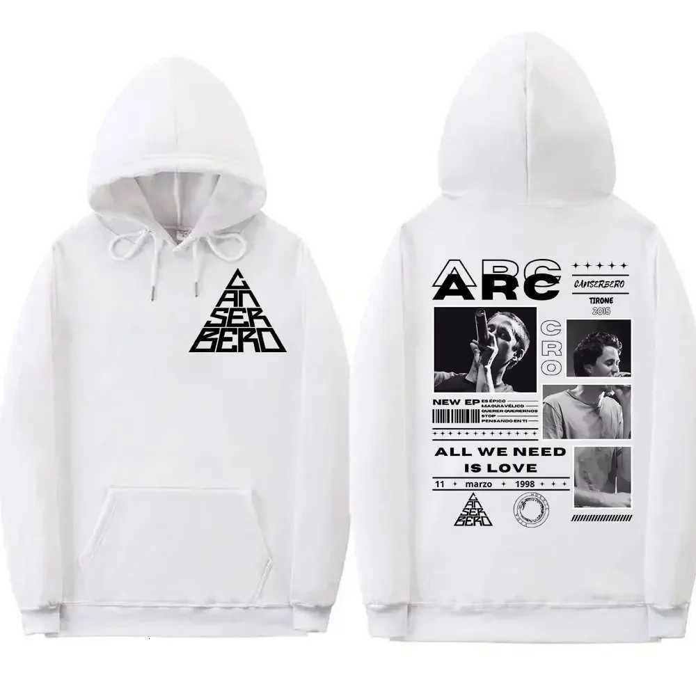 Canserbero All We Need Is Love limited edition printed mens retro hiphop sweatshirt adult autumn and winter warm pullover W251021