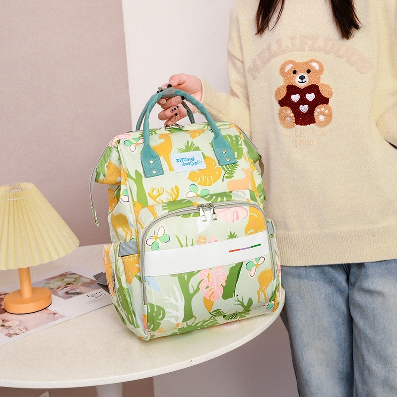 Fashion designer mommy bag mommy baby backpack large capacity new handheld single shoulder multi-functional bag for pregnant women going out