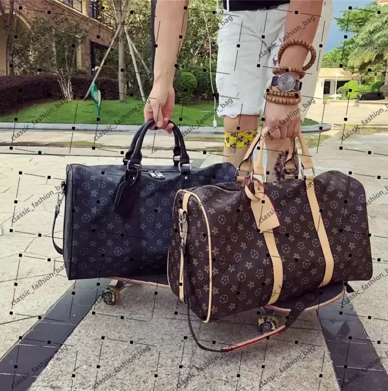 top Quality New Men Duffle Bag Women Travel Bags Hand Luggage Travel Bags Men Pu Leather Handbags Large CrossBody Bags Totes Purse Crossbody Bag