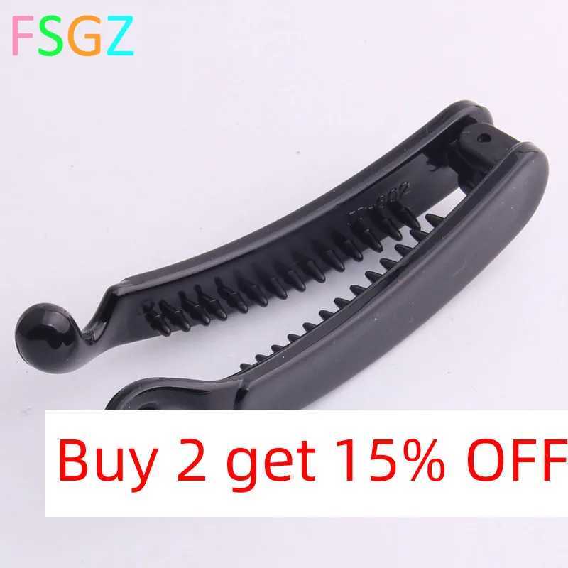 Brand French Banana Hair Clip Black Plastic Ponytail Holder Hair Pin for Lady Hairdress Beauty Tool Simple Hair Clips 2020W254021