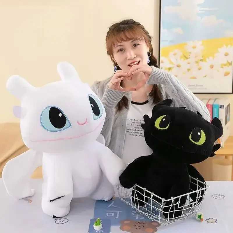 New To Train Your Dragon Anime Figures Toothless Plush Toy Doll Toothless Plush Toy Room Children Toy Cute Kawaii Birthday Gift L251021