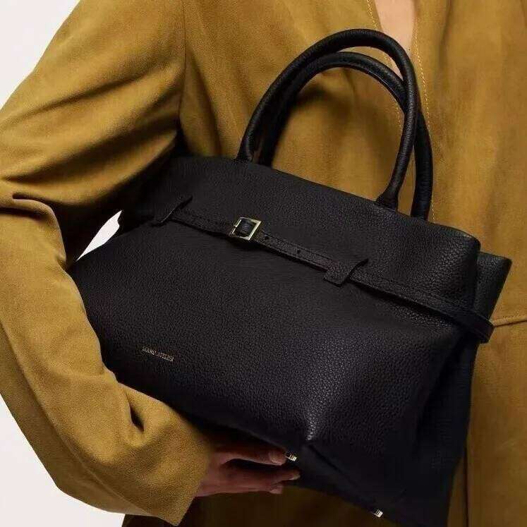 2025 New Fashion Vintage Tote With Large Capacity High-End Feel Fashionable Shopping Women's Top Handle Bags 251021