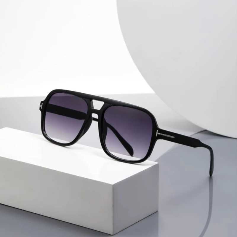 New Women Sunglasses Men High End Street Vintage Retro Modern Large Frame Pilot Sun Glasses Hip Hop Bouncy Sun Glasses UV400 J251114