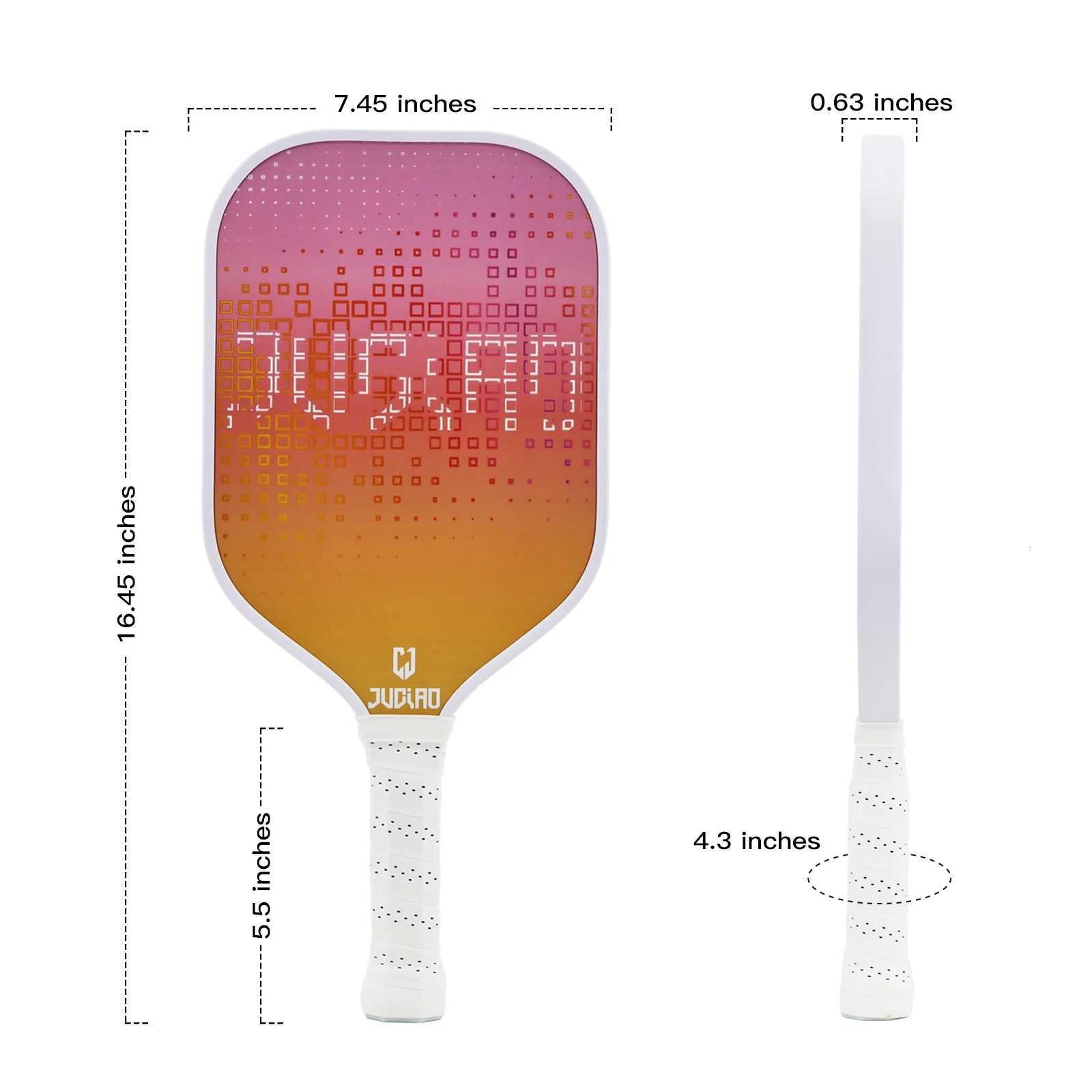 New Design Carbon Fiber Pickleball Paddle Polypropylene Hybrid Honeycomb Core W251021