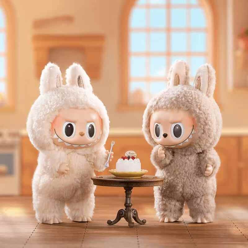 POP MART Cute plus doll Labubu v1 series blind box toy plus toy keychain Labubu blind box surprise gift box