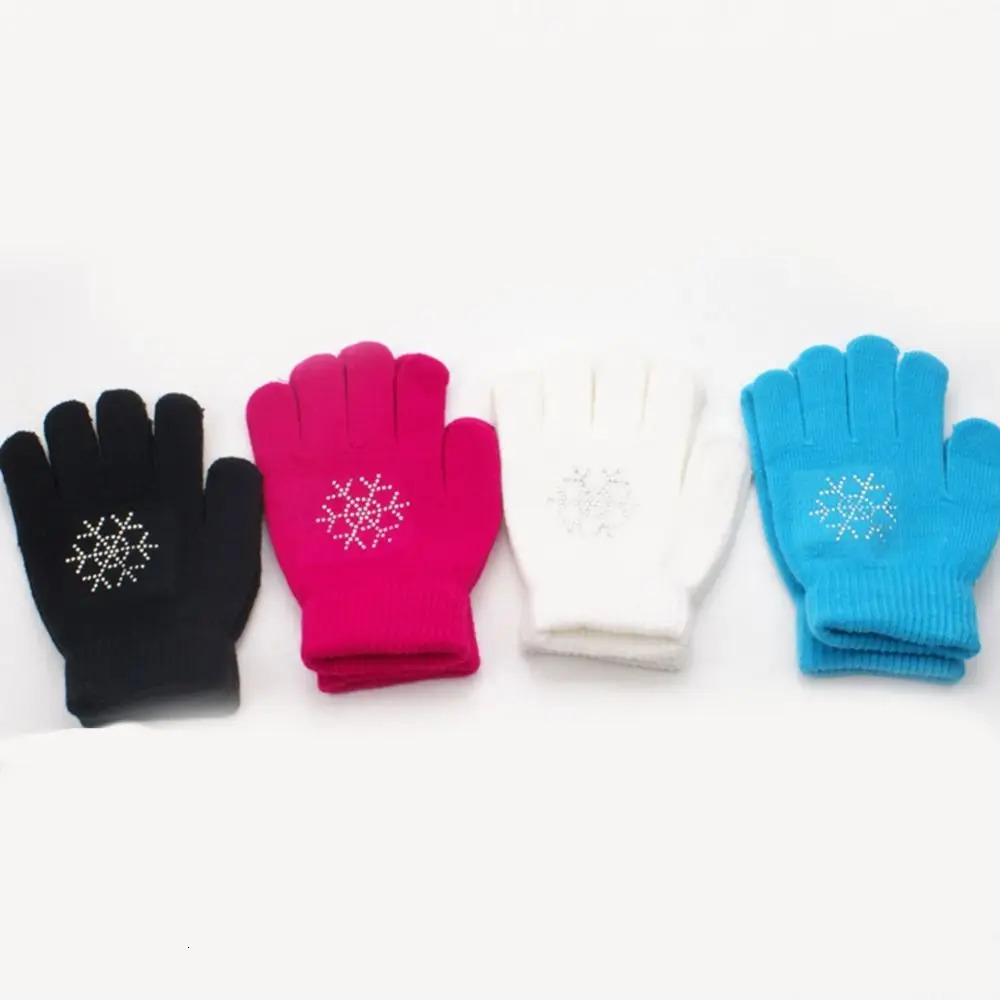 NonSlip Skating Gloves Palm Protection Winter Warm Figure Skating Gloves Cotton With Gel Kids Skating Mittens Coldproof 251021