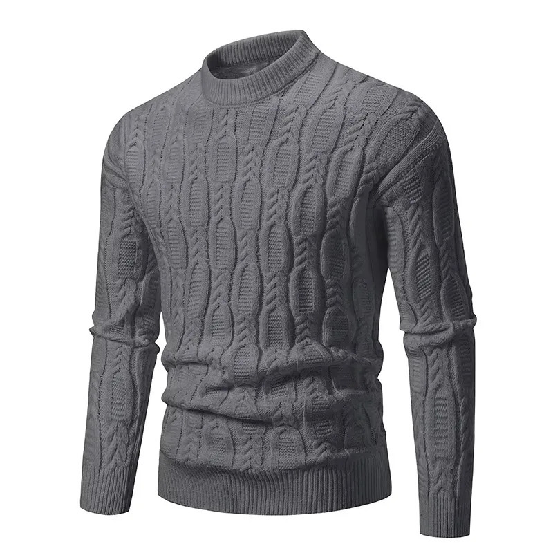 Mens Pullover Sweaters Fashion Knit Sweater Knitwear Lightweight Jumper Autumn Mock Turtleneck Casual Basic Streetwear 251016