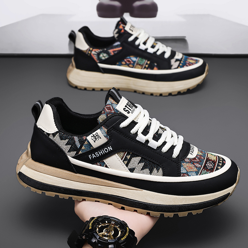 Shoes: Men's shoes 2025 new autumn breathable trendy brand versatile sports casual shoes, men's trendy brand platform daddy shoes