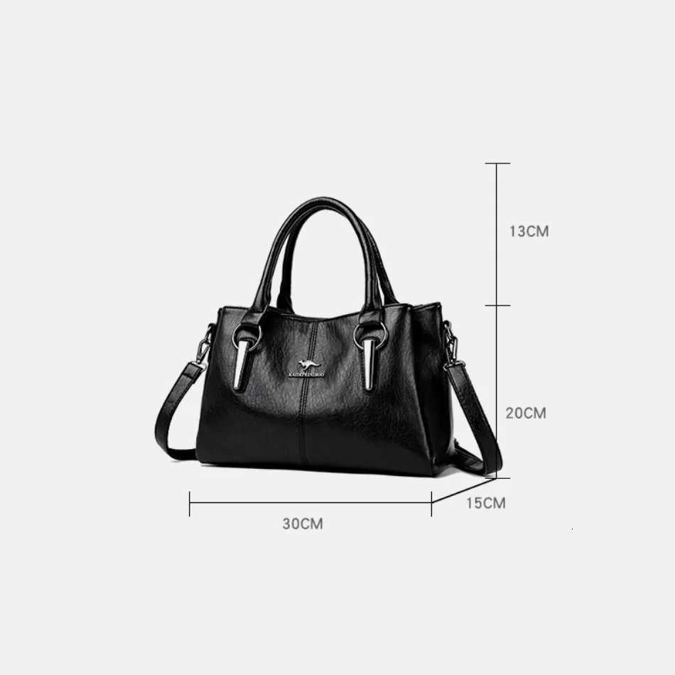 Genuine 3Layers High Quality Soft PU Leather Ladies Shoulder Crossbody Bags for Women Luxury Handbags Women Designer A Main Z251018