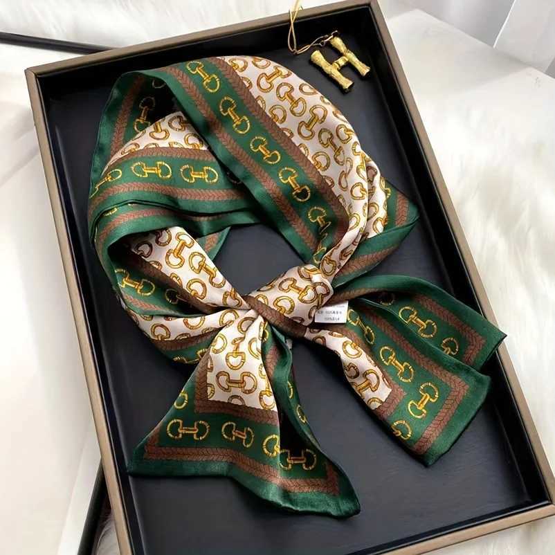 Doub Sided Printed Streamer Scarf Egant Thin Narrow Neck Scarf Profional Shirt Matching Silky Scarf For WenW251021