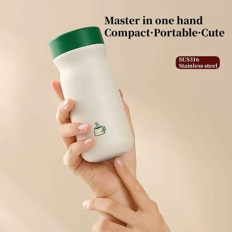 Stainless Steel Pocket Thermos Bottle Mini Thermal Water Bottle Insated Flask Outdoor Cup Camping Drinkware Outdoor Travel Y251021