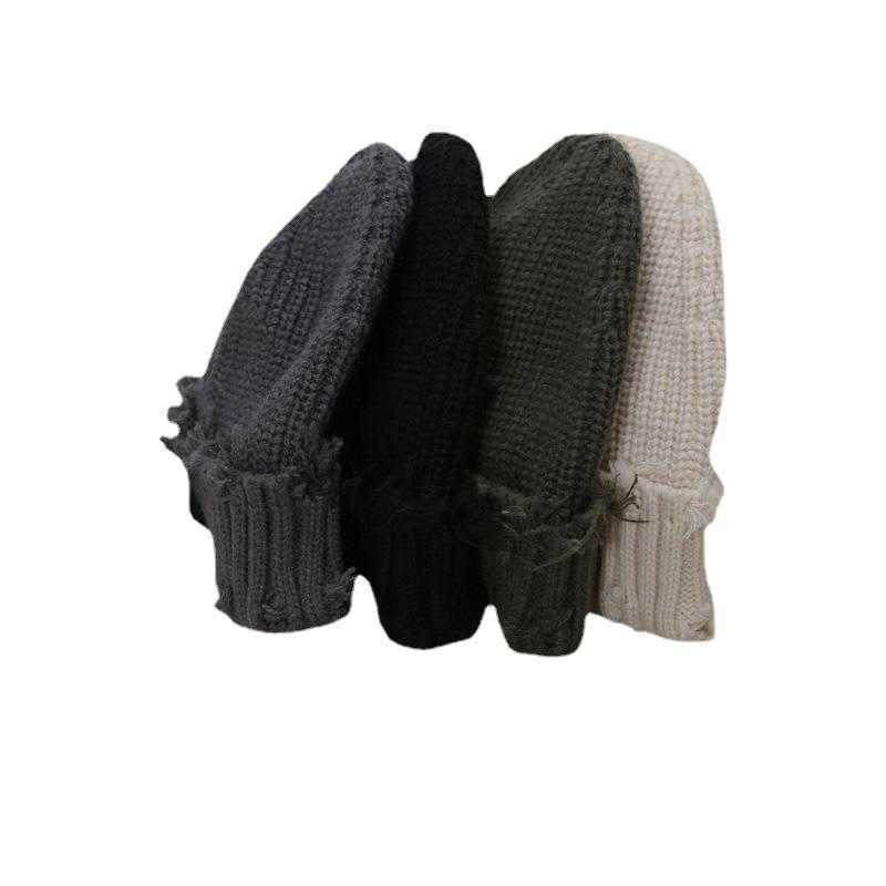 Knitted Hat Men and Women Autumn and Winter Fashionable Cold Hat Hip Hop Street Landlord Hat Wool Hat Tide H251020