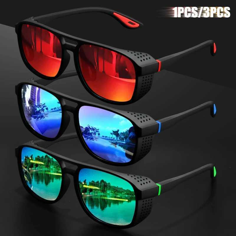 1PC3PC sport polarized sunglasses windproof design suitable for outdoor cycling and running lightweight UV400 J251114