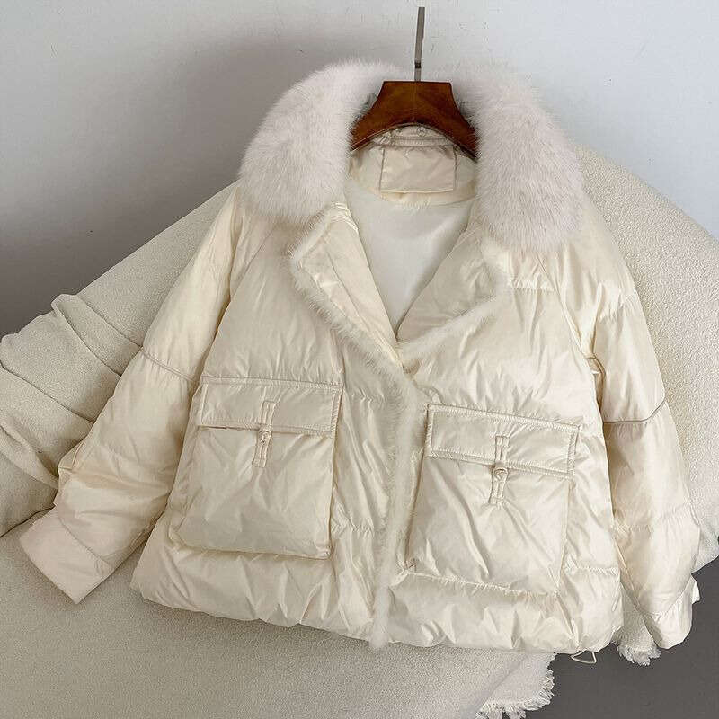 North Face Jacket Columbia Jacket Women Women Clothing Real Fox Fur Collar Down Jacket