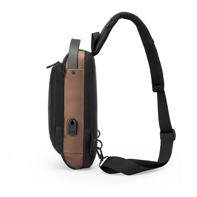 Mens Antitheft Combination Lock Chest Bag Adjustable Shoulder Strap Suitable for Outdoorand Leisure Sports Crossbody 251014