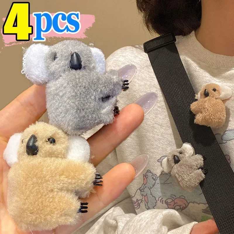 Super Plush Koala Bear Hair Clips Hairpins Cute Fluffy Animal Bobby Pin Hairslide for Girl Headwear Koala Barrettes AccessoriesW254021