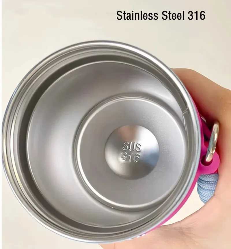 Fashion stainless steel coffee cups with straws largecapacity leakproof vacuum bottles cold drinks bottles and travel cups Y251021