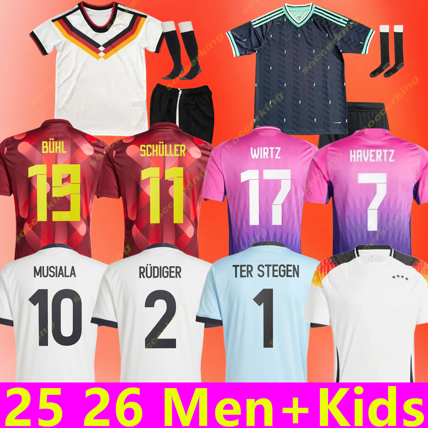125th Year Anniversary 2025 2026 football jersey Germanys Soccer Jerseys 24 25 26 Player Version HUMMELS KROOS GNABRY MUSIALA MULLER HAVERTZ Whiteout Beckenbauer