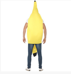 Funny Banana Costume Halloween Carnival Party Outfit Performance Stage Wear