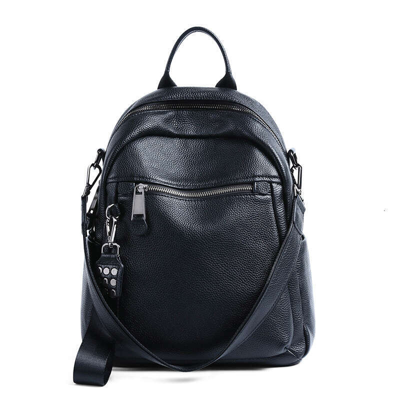 New Large Capacity Genuine Leather Women S Fashion Trendy School Backpack Bag High Quality