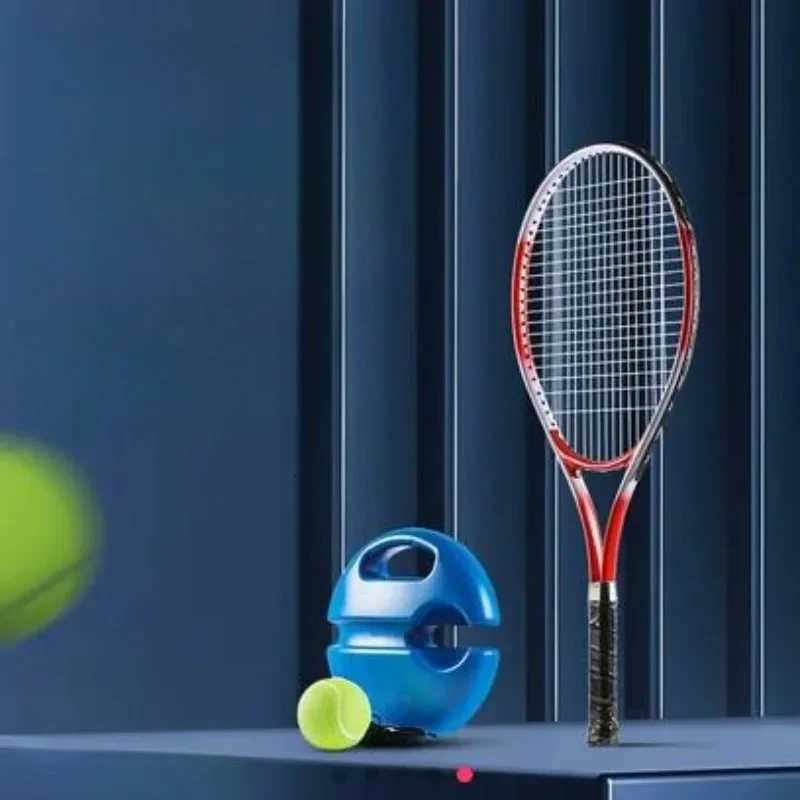 pcsA Single Player TennisTrainer with A Rebound Line A Must Have for Self Practice Its A Tennis Racket Set for Beginners W251021