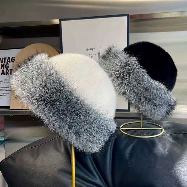 2025 New Style Cute Hat for Women Thickened and Warm for Autumn and Winter Ear Protection Imitation Mink Fur Plush H251020