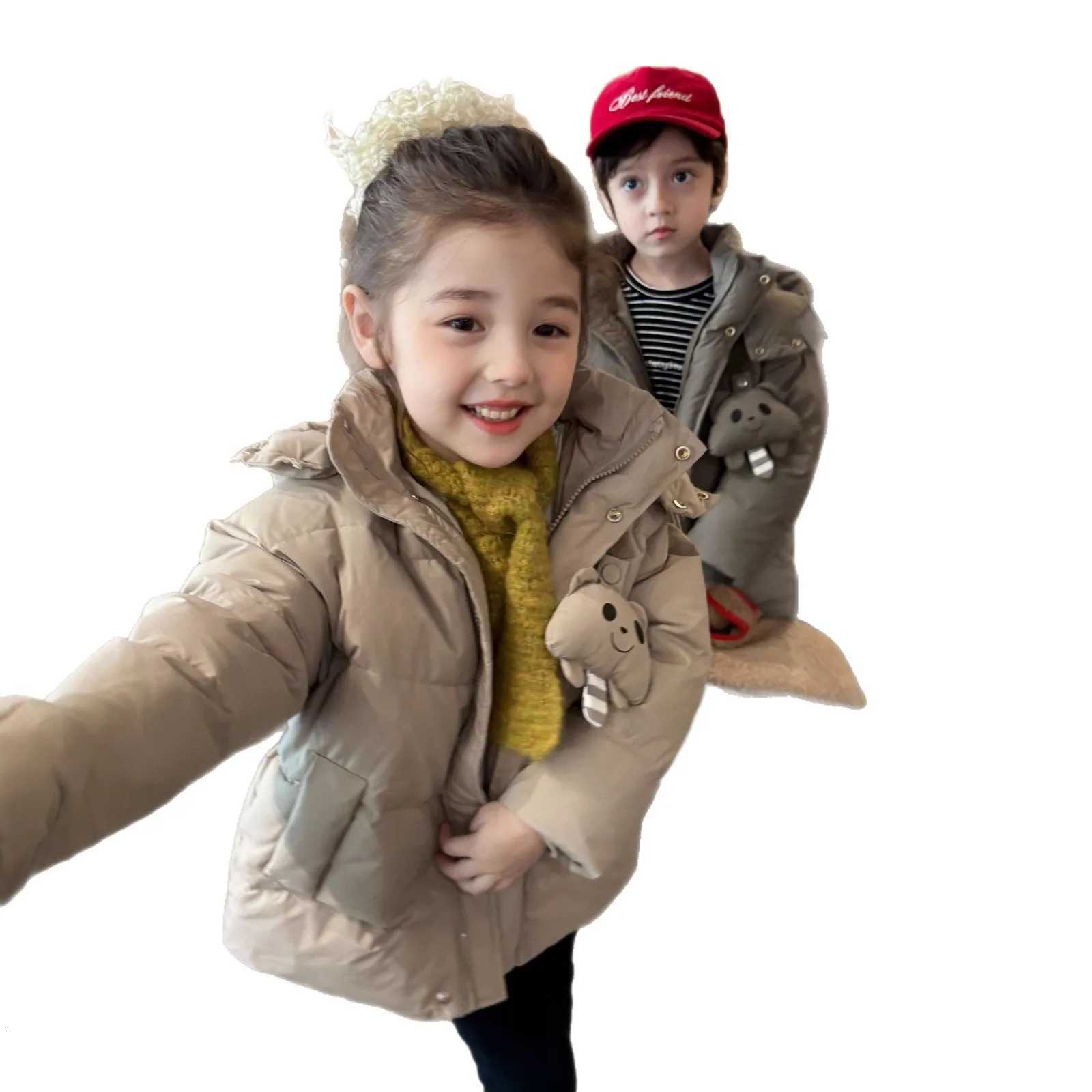 Winter 2025 38Y Children Boys Down Jacket Windproof Russia Kids Baby Girls Down Coat 90 White Duck Toddler Boys Outerwear CoatT251021