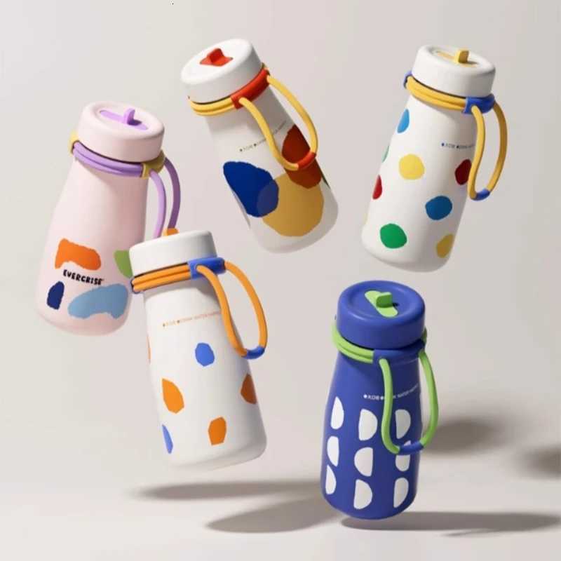 Portable Large Capacity and High Aesthetic 316 Insated Cup for Girls Straw Cup Cup with Straw and Handle Rope Y251021