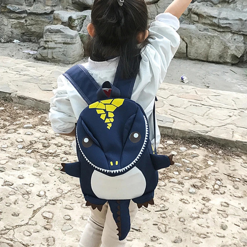 Cartoon Dinosaur Baby School Bag Girl Kindergarten Oxford Cloth SchoolBag Boy Waterproof Child Animal Backpack Travel Bag 251021