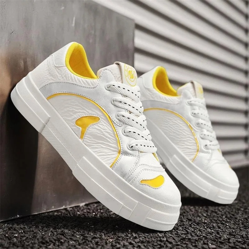 Hightop sneakers bread shoes cute and quirky big head thicksoled versatile casual shoes outdoor trendy mens shoes 251017