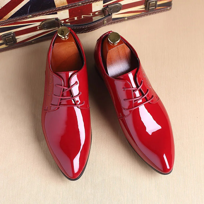 High Quality Men Formal Shoes Men Oxford Leather Dress Shoes Fashion Business Men Shoes Pointed Wedding Shoes 251021