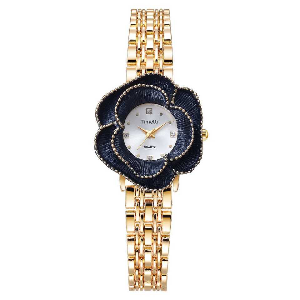 Fashionable ThreeDimensional Art Camellia Decoration Exquisite and Versatile Light Luxury Quartz Suitable for Daily Wear or as a GiftXJ251021