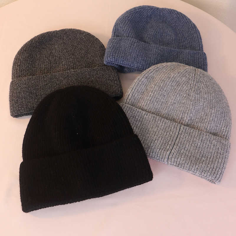 Autumn Winter New Wool Womens Hat Winter Warm Knitted Hat Versatile Cold Hat Knitted Hat H251020