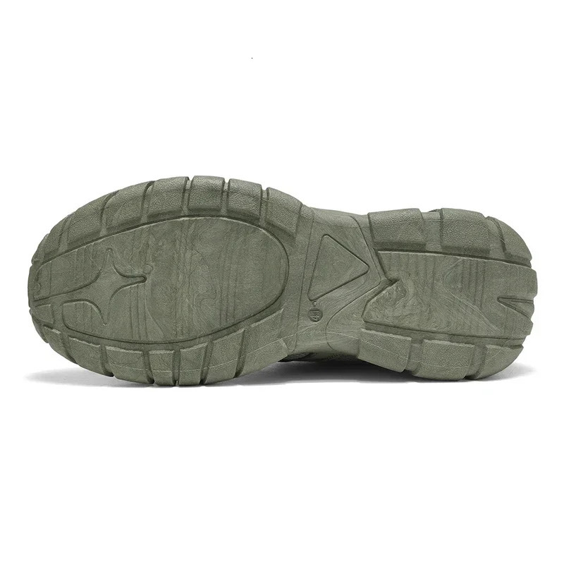 Running Shoes Mens Comfortable Thick Soled Shoes Lace Up Vulcanized Shoes Green Casual Sports Zapatillas Di Marca 251017