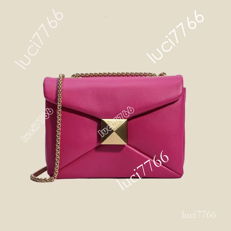 designer Bag Crossbody Spike Waist Chest Women Rivet Handbag Letter Sheepskin Genuine Purse bag V shoulder bag woman suede designer bag 92