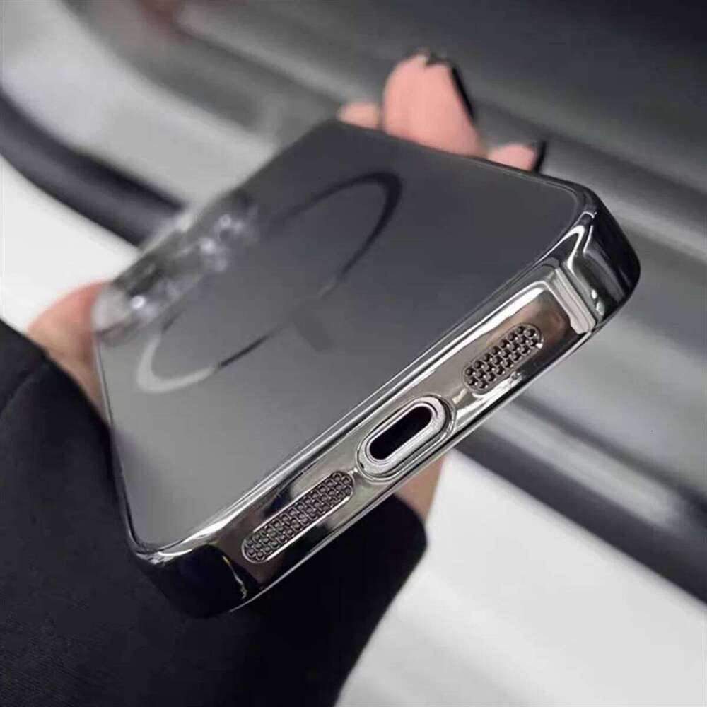 Nano Frosted Magsafe Lens Glass Protect Case For Iphone 17 Air 16 15 14 13 12 Pro Max Magnetic Wireless Charge Cover iphone 17 case