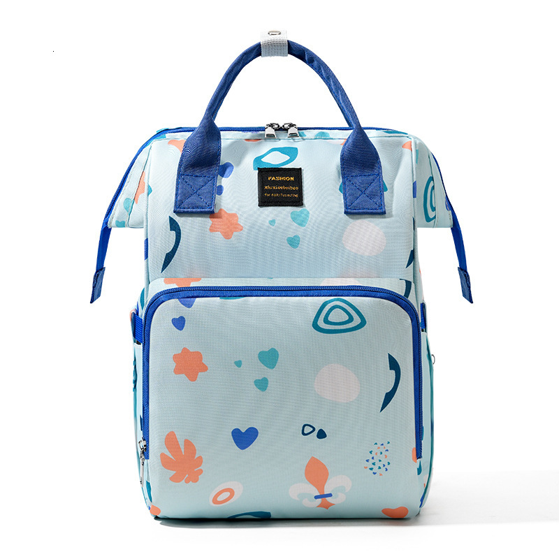 New fashion designer mother and baby bag, large capacity outdoor handbag, dry and wet separation multifunctional backpack, breathable and waterproof m